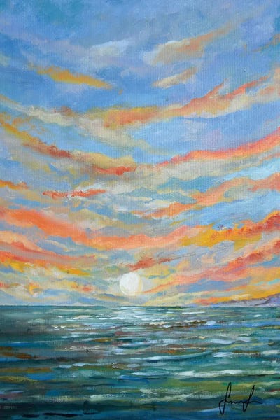 Sunset by Sinisa Saratlic canvas print