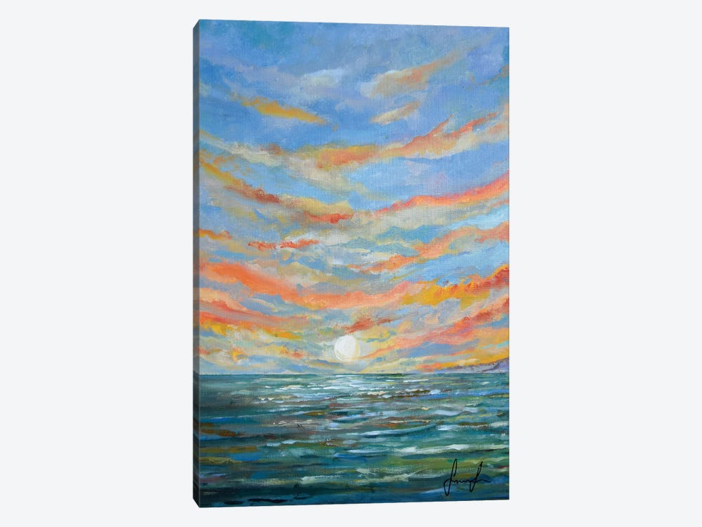 Sunset by Sinisa Saratlic 1-piece Canvas Wall Art