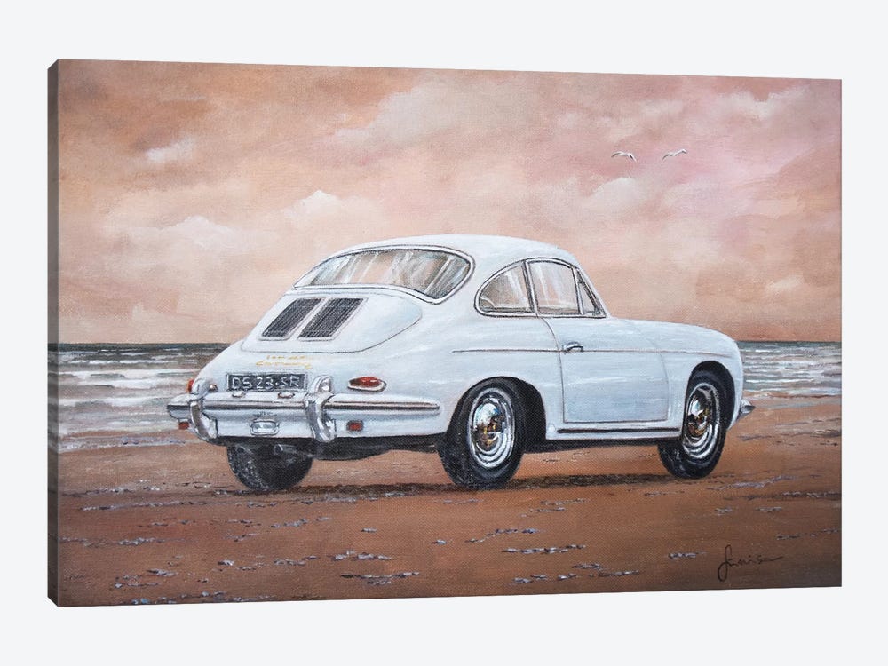 1962 Porsche 356 Carrera 2 Canvas Wall Art | Sinisa Saratlic | iCanvas