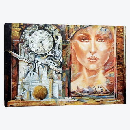 About Time Canvas Print #SNS91} by Sinisa Saratlic Canvas Wall Art