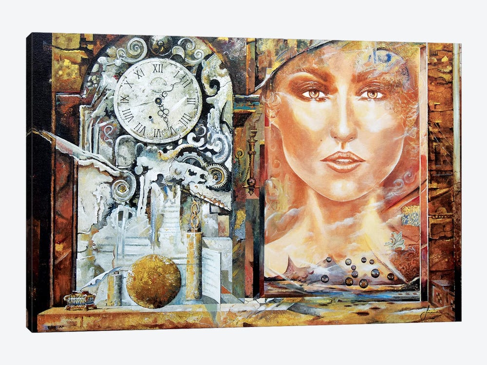About Time by Sinisa Saratlic 1-piece Canvas Art