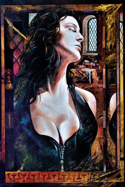 Anticipation by Sinisa Saratlic framed canvas print