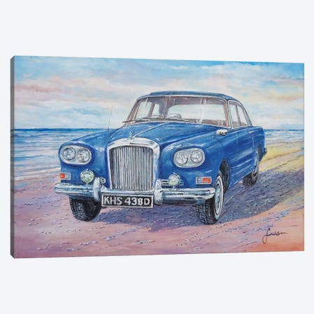 1963 Bentley Continental S3 Coupe Canvas Print #SNS9} by Sinisa Saratlic Canvas Artwork