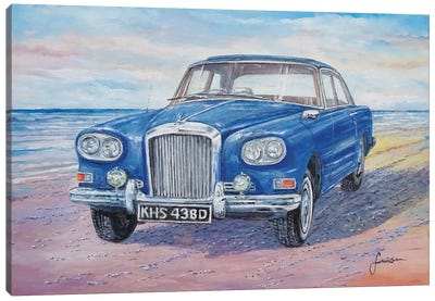 1963 Bentley Continental S3 Coupe Canvas Art Print - Gearhead