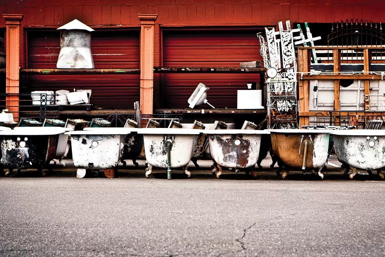Vintage Clawfoot Bathtubs by Saint and Sailor Studios wall art