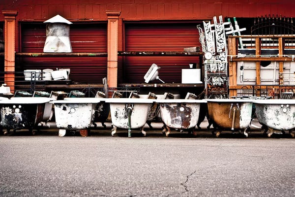 Saint and Sailor Studios: Vintage Clawfoot Bathtubs by Saint and Sailor Studios