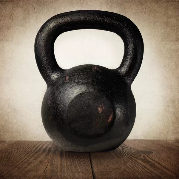 Fitness: Vintage Kettle Bells by Saint and Sailor Studios