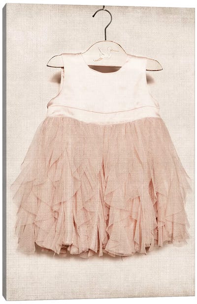 Vintage Pink Dress Canvas Art Print - Saint and Sailor Studios
