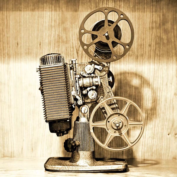 Television & Movies: Vintage Projector I by Saint and Sailor Studios