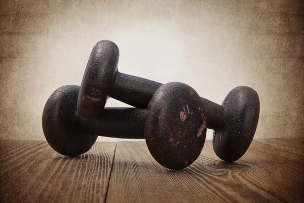 Fitness: Vintage Weights by Saint and Sailor Studios