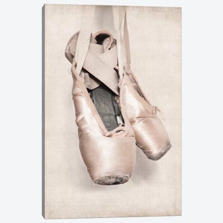 VintageBallet Shoes Canvas Print #SNT106} by Saint and Sailor Studios Art Print