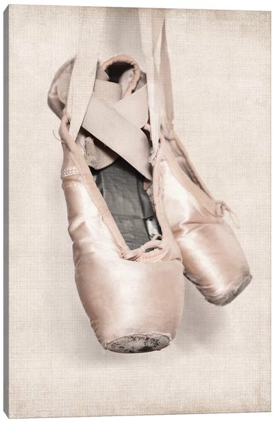 VintageBallet Shoes Canvas Art Print - Saint and Sailor Studios