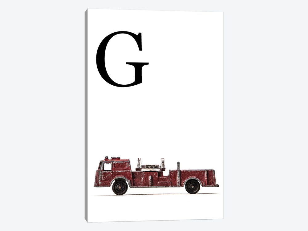 G Fire Engine Letter by Saint and Sailor Studios 1-piece Art Print