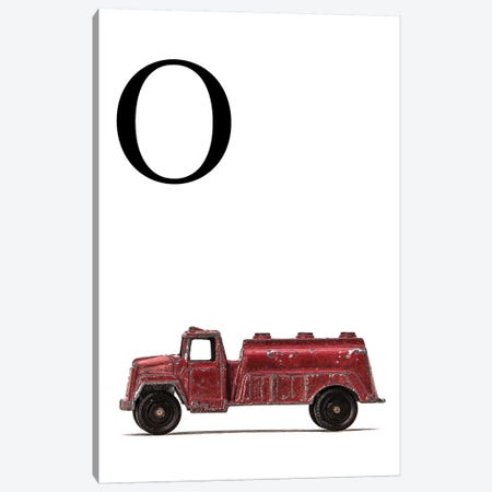 O Water Truck White Letter Canvas Print #SNT179} by Saint and Sailor Studios Canvas Art Print