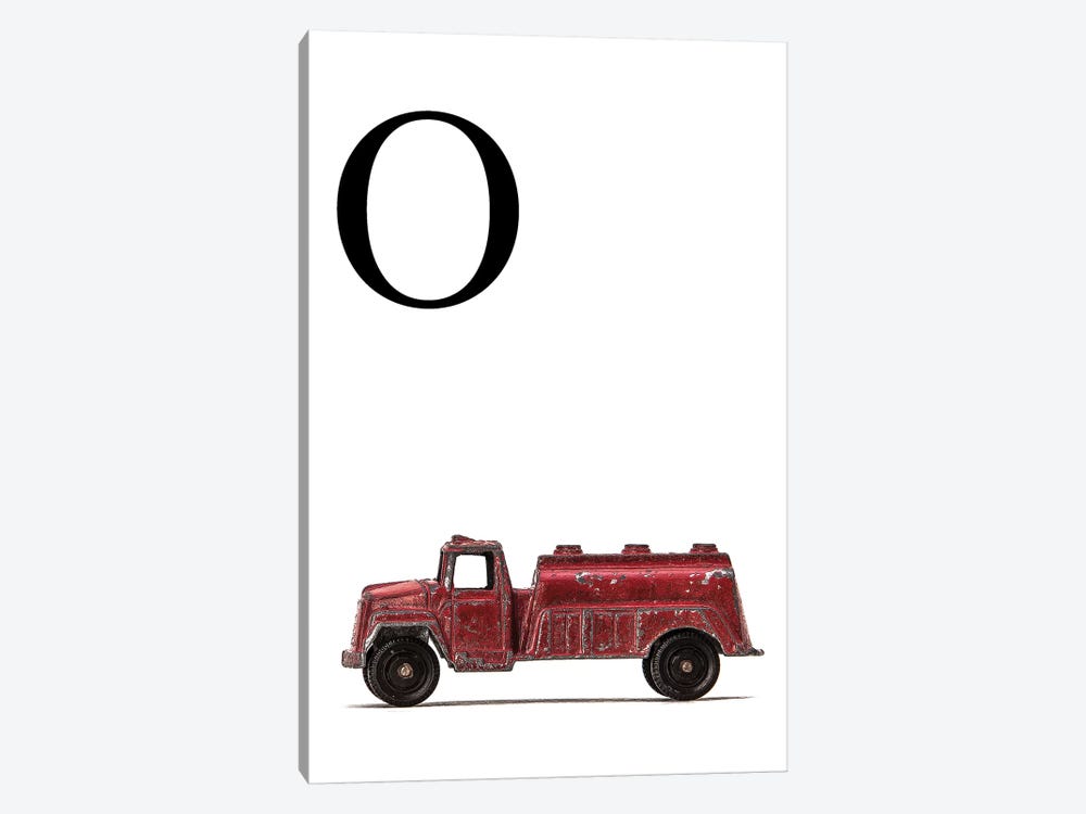 O Water Truck White Letter by Saint and Sailor Studios 1-piece Canvas Print