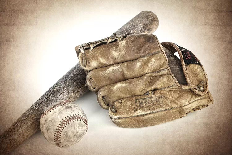 Baseball Bat Glove by Saint and Sailor Studios wall art