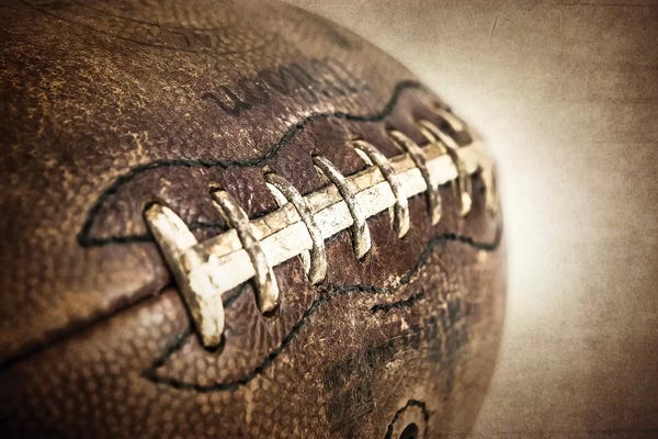 Kids Sports Art: Football Vintage by Saint and Sailor Studios