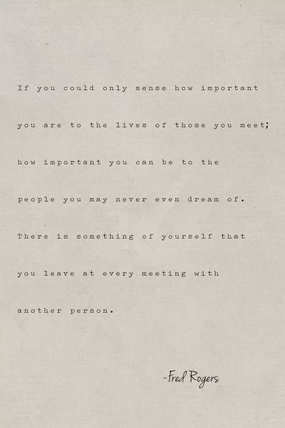 Television & Movies: FredRogers If You Could by Saint and Sailor Studios