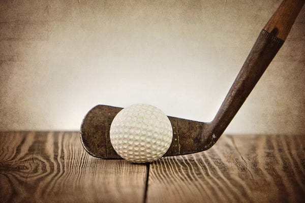 Kids Sports Art: Golf Iron Ball by Saint and Sailor Studios