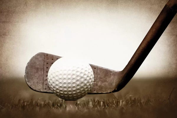 Grandpa Chic: Golf Iron Vintage Grass by Saint and Sailor Studios