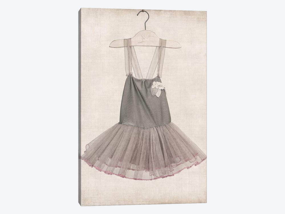 Grey Tutu Ballerina Dress by Saint and Sailor Studios 1-piece Canvas Artwork