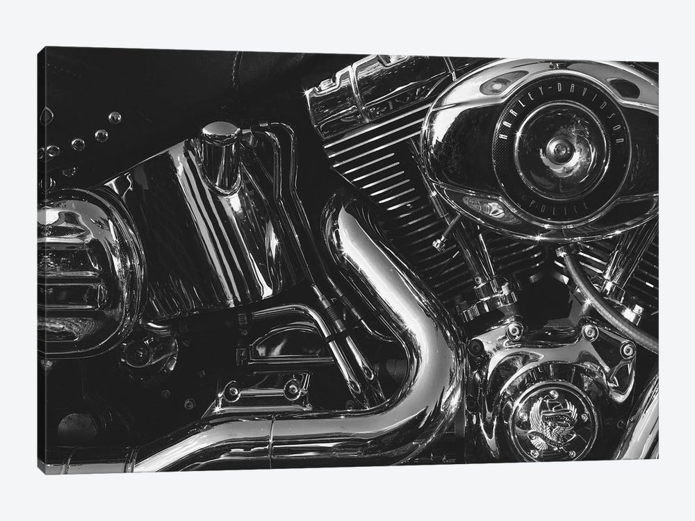 Harley Engine  by Saint and Sailor Studios 1-piece Canvas Art Print