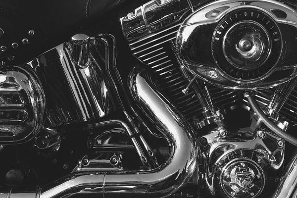Motorcycles: Harley Engine  by Saint and Sailor Studios