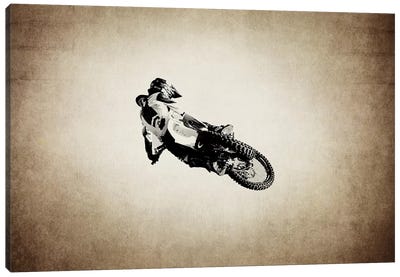 Motocross Vintage Canvas Art Print - Saint and Sailor Studios