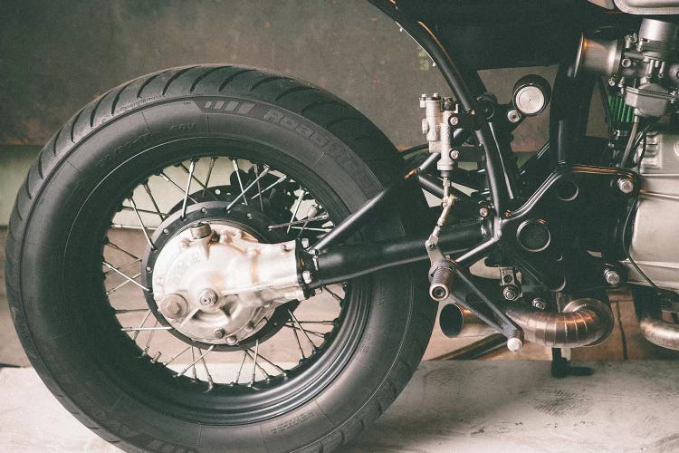 Motorcycle back tire by Saint and Sailor Studios wall art