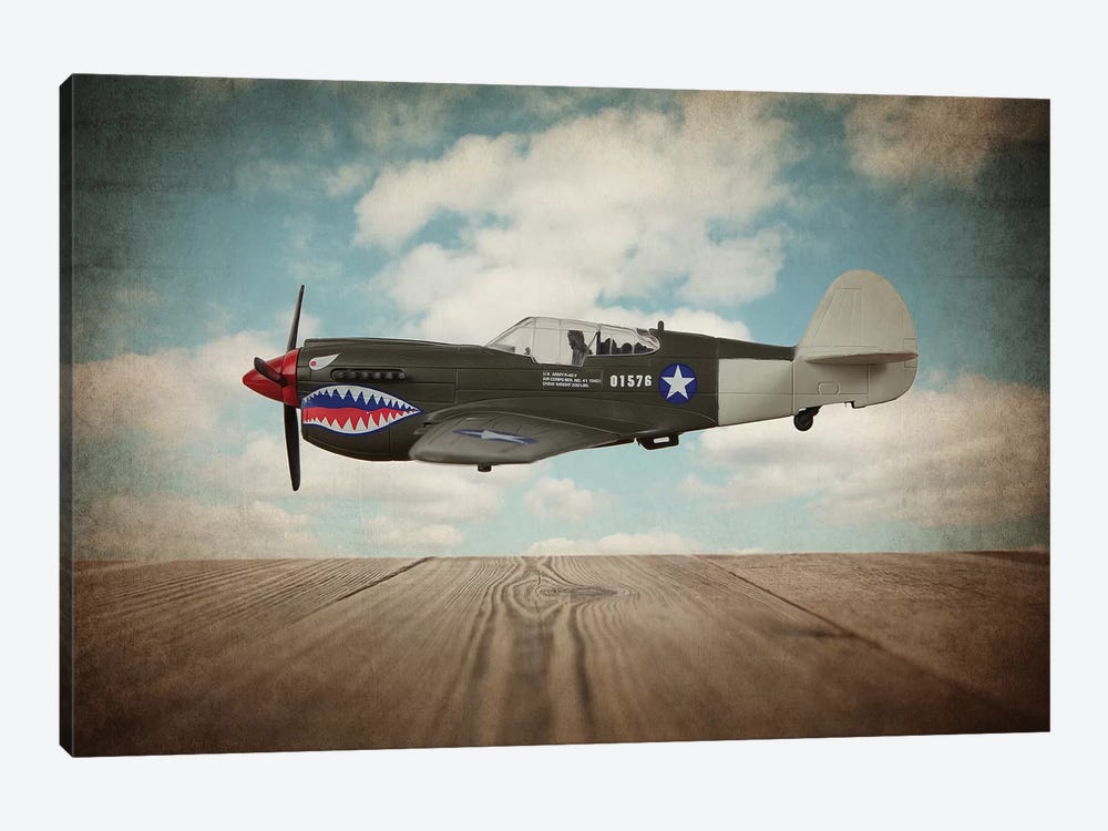 P40 Mustang by Saint and Sailor Studios 1-piece Canvas Print