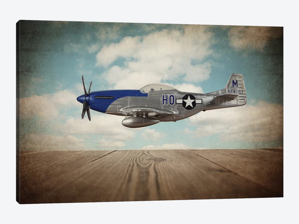 P51 Mustang by Saint and Sailor Studios 1-piece Canvas Wall Art