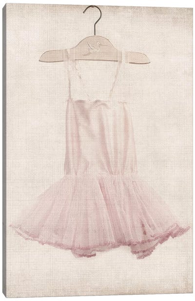 Pink Tutu Ballerina Dress Canvas Art Print - Saint and Sailor Studios