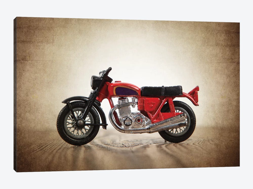 Red Motorcycle by Saint and Sailor Studios 1-piece Canvas Artwork