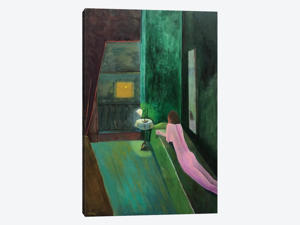 Velvet Curtains by Susana Mata 1-piece Canvas Print