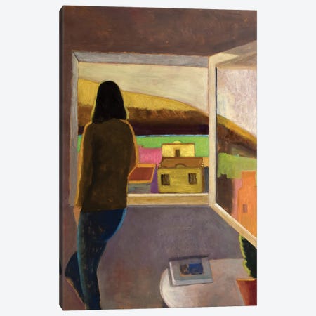 View Of My Window Canvas Print #SNU15} by Susana Mata Art Print