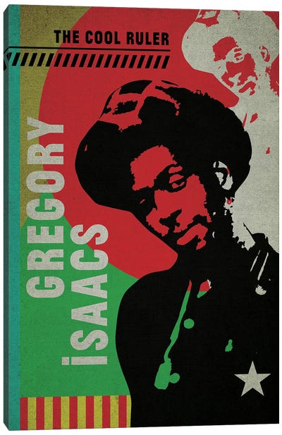 Gregory Isaacs Canvas Art Print - Reggae Art