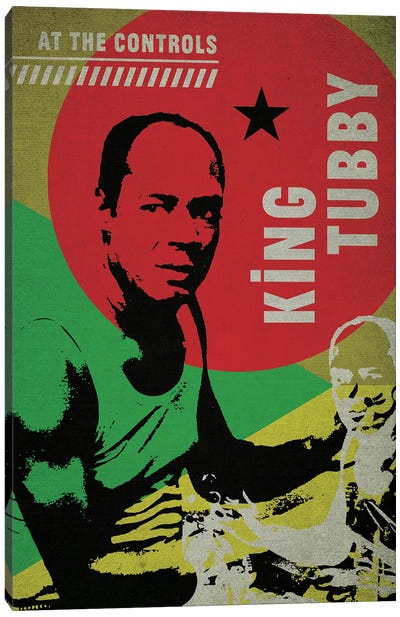 King Tubby Canvas Art Print - Reggae Art