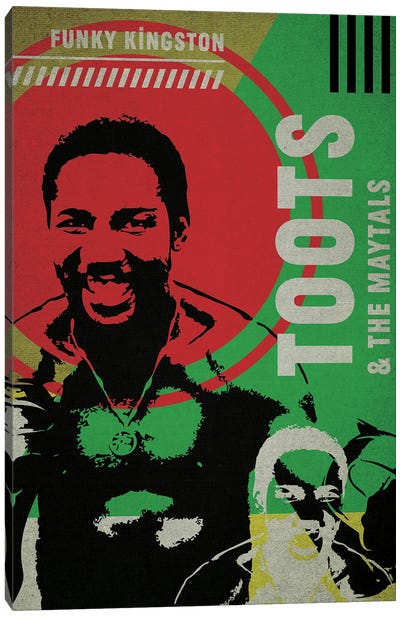 Toots Maytals Canvas Art Print - Reggae Art