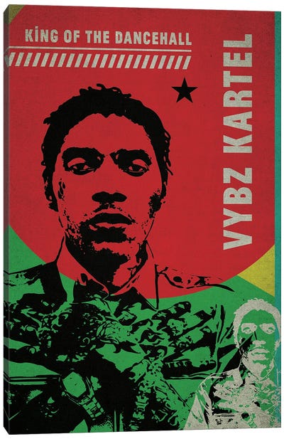 Vybz Kartel Canvas Art Print - Reggae Art