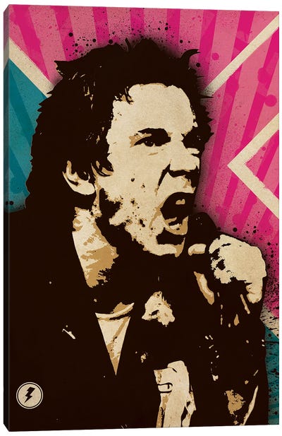 Johnny Rotten Sex Pistols Punk Canvas Art Print - Supanova
