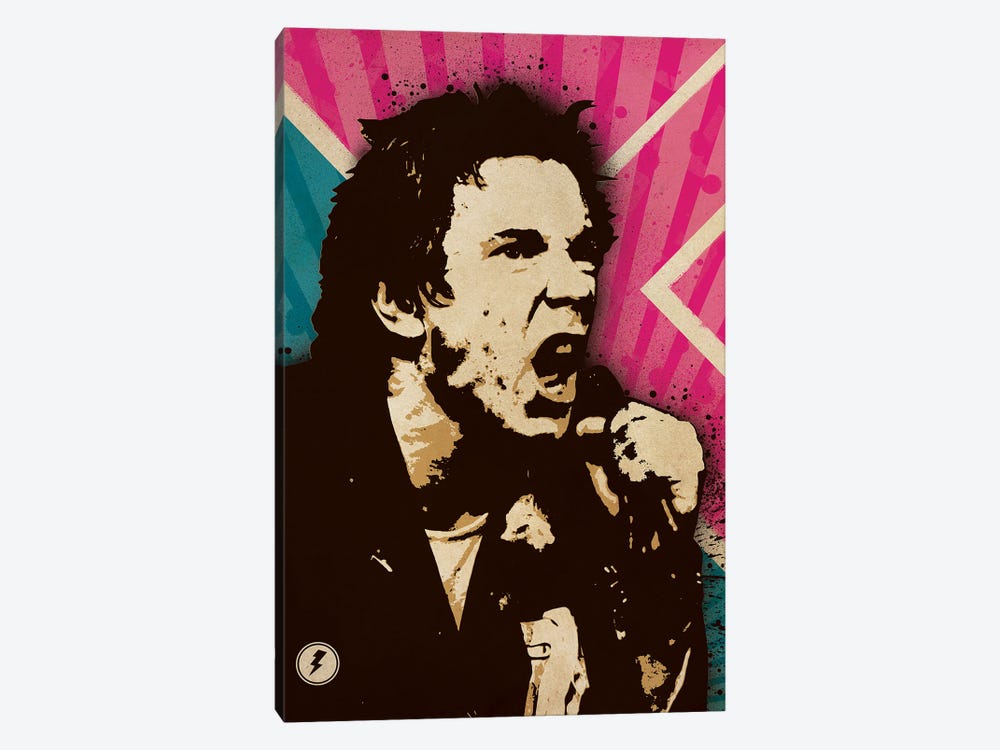 Johnny Rotten Sex Pistols Punk by Supanova 1-piece Canvas Art
