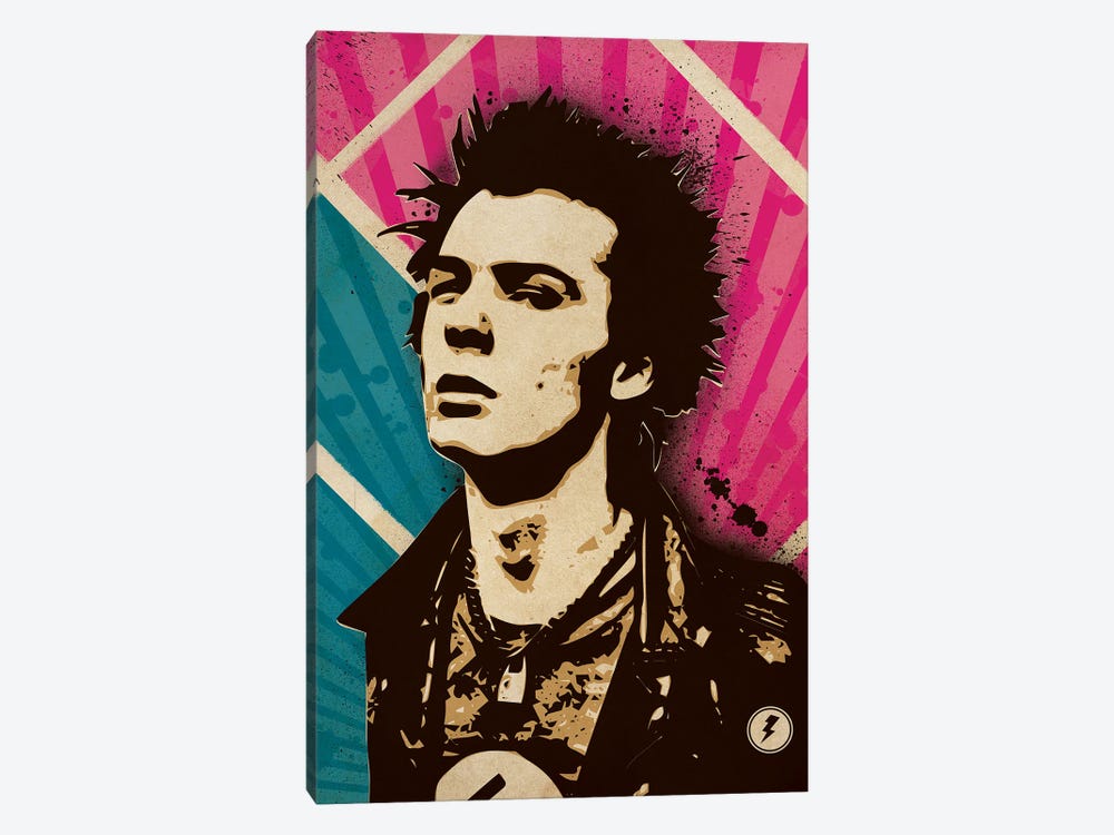 Sid Vicious Sex Pistols Punk by Supanova 1-piece Canvas Print