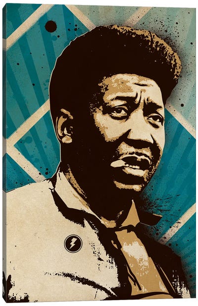 Muddy Waters Blues Canvas Art Print - Blues Music Art