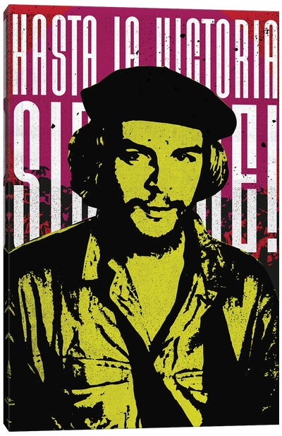 Che Guevara Political Canvas Art Print - Che Guevara