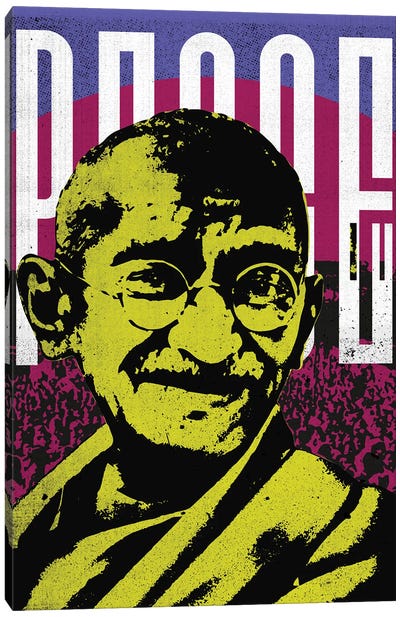 Mahatma Gandhi Civil Rights Political Canvas Art Print - Mahatma Gandhi