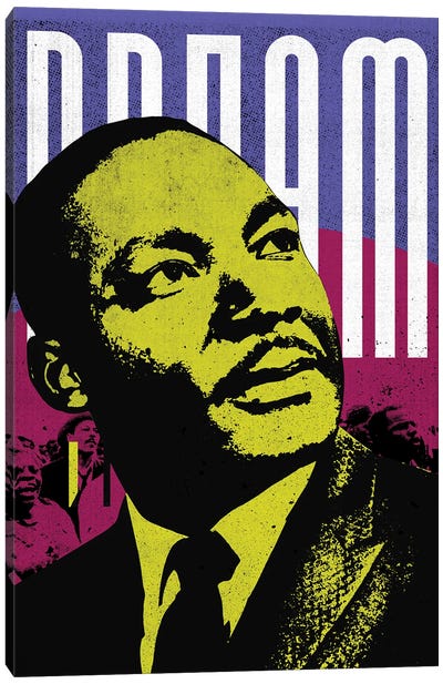 Martin Luther King Civil Rights Political Canvas Art Print - Martin Luther King Jr.