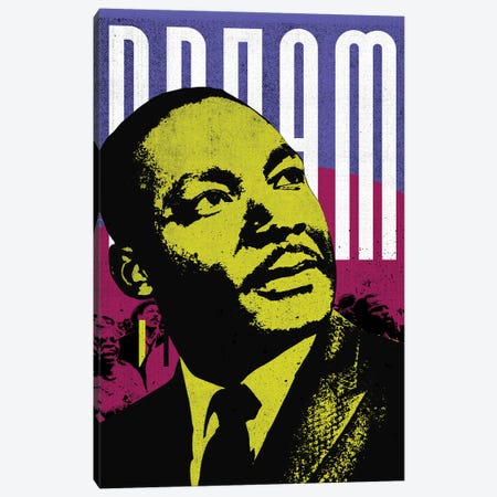 Martin Luther King Civil Rights Political Canvas Print #SNV151} by Supanova Canvas Artwork