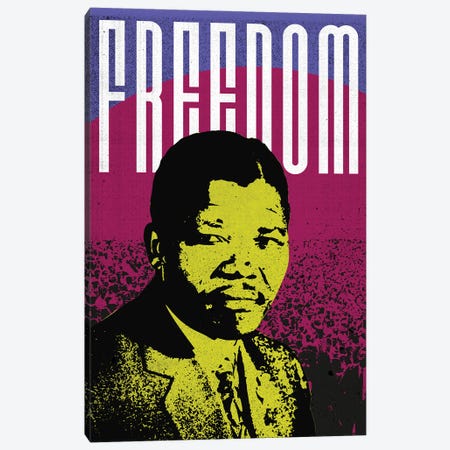 Nelson Mandela Civil Rights Political Canvas Print #SNV152} by Supanova Canvas Artwork