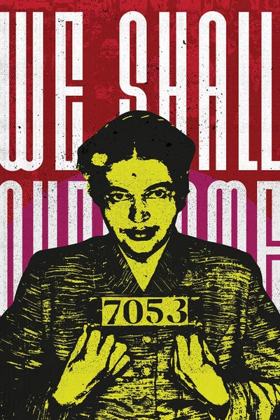 Rosa Parks Civil Rights Political by Supanova acrylic art print