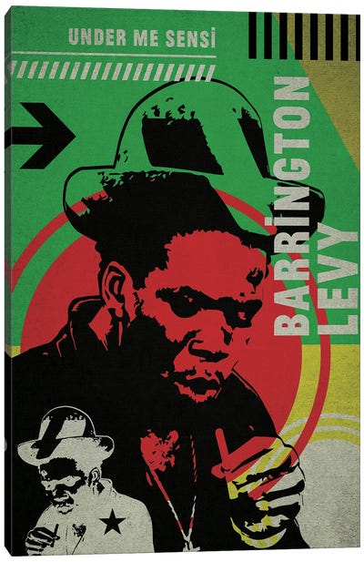 Barrington Levy Reggae Canvas Art Print - Reggae Art